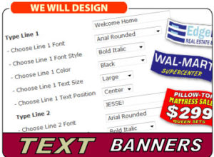 Text Banners